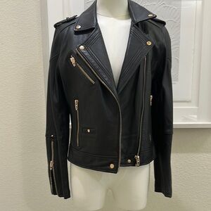 Blank NYC Leather Biker Jacket